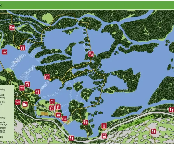 Jeziora Plitwickie - Mapa Tras i Wyjść Na 2023 Rok