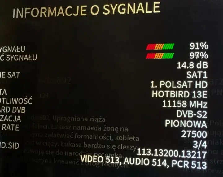 Hot Bird 13°E: Częstotliwości PL, Canal+, Polsat Box, FTA poradnik