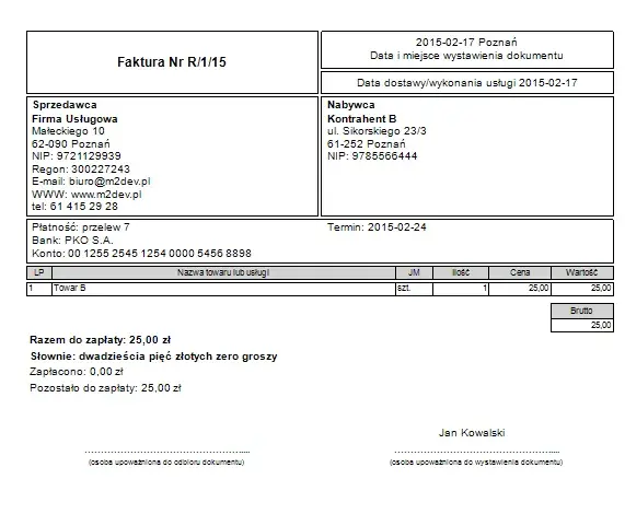 Jak wystawić fakturę na ryczałcie? Darmowy wzór do pobrania