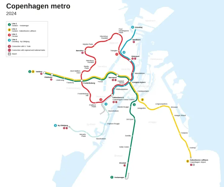 Metro w Kopenhadze - Jak jeździć, bilety, mapa, strefy | Przewodnik 2023