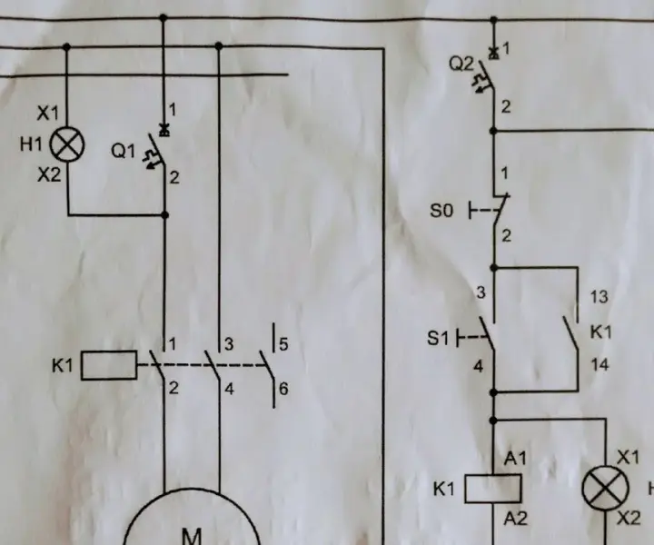 Jak prawidłowo rozpoznać symbole stycznika na schemacie elektrycznym