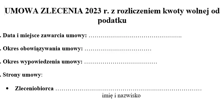 Jakie dane do umowy zlecenia? Kluczowe informacje, które musisz znać