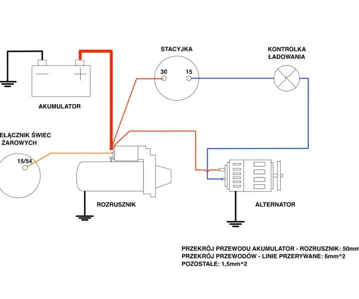 Prawidłowe podłączenie alternatora w C-360: Kompletny schemat montażu
