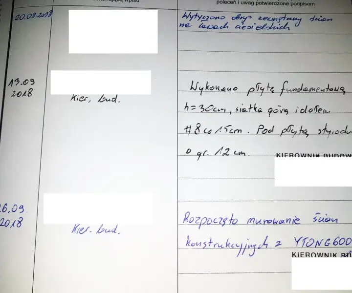 Wpis geodety do dziennika budowy: Co musi zawierać i dlaczego