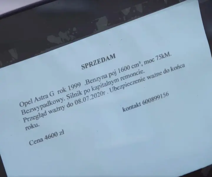Wzór ogłoszenia sprzedaży samochodu: skuteczny szablon dla każdego