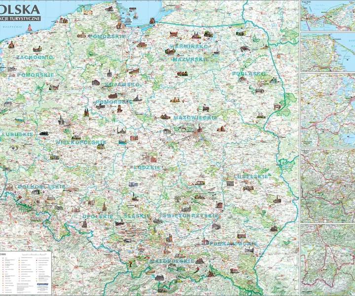 Mapa z atrakcjami turystycznymi: Twój klucz do idealnej podróży