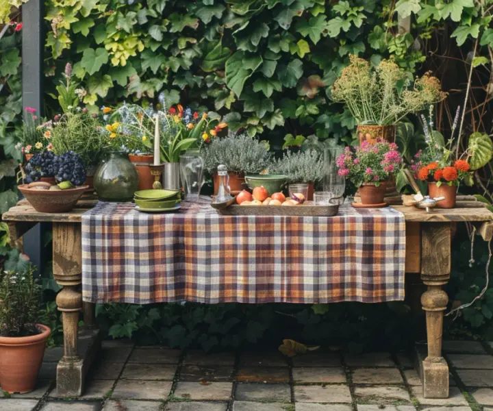 10 inspirujących pomysłów na letnie dekoracje stołu na taras