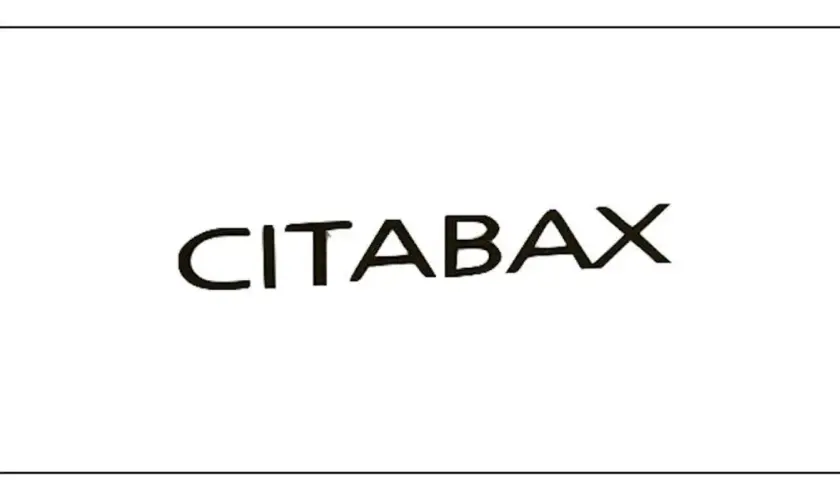 Napis CITABAX w kolorze czarnym, na białym tle.