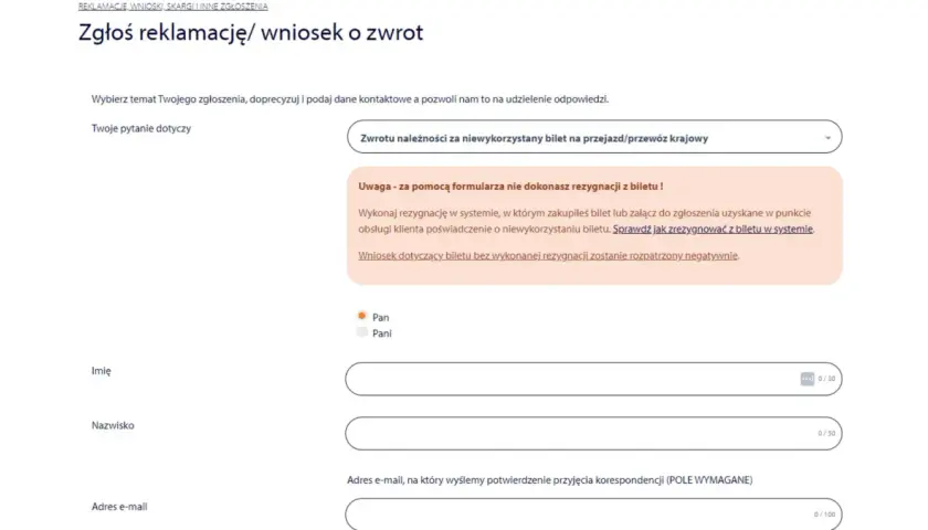Zwrot biletu PKP: Odzyskaj pieniądze! Poradnik krok po kroku
