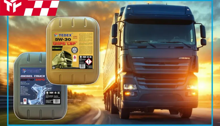 Olej 10w40 do jakich silników? Tedex Diesel Truck 15W-40 SHPD to olej do silników Diesla, idealny dla ciężarówek.