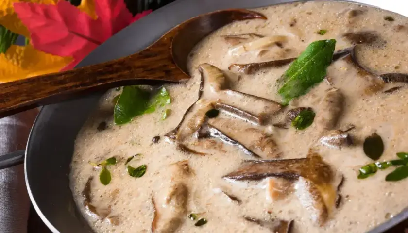 Aksamitny sos grzybowy z suszonych grzybów, idealny do jesiennych dań. Przepis na ten aromatyczny dodatek.