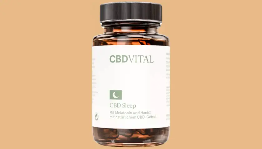 CBD Vital CBD Sleep Kapseln: Ein Test für besseren Schlaf. Mit Melatonin und Hanföl für natürliche Entspannung.
