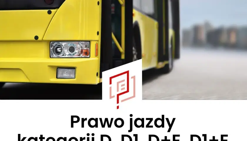 Żółty autobus, symbolizuje marzenie o zdobyciu prawa jazdy na autobus. Kategoria D, D1, D+E, D1+E.