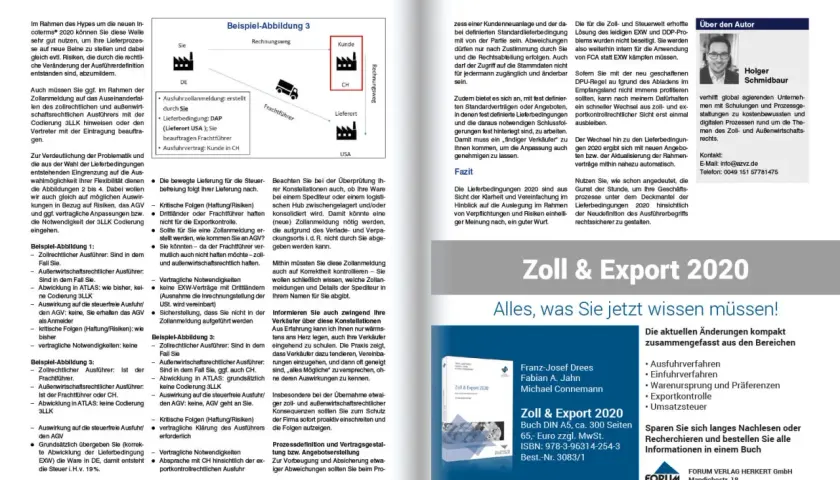 Zollanmeldung: Beispiele und Risiken bei der Wahl von Lieferbedingungen. Der Text erklärt die Bedeutung der Zollanmeldung.