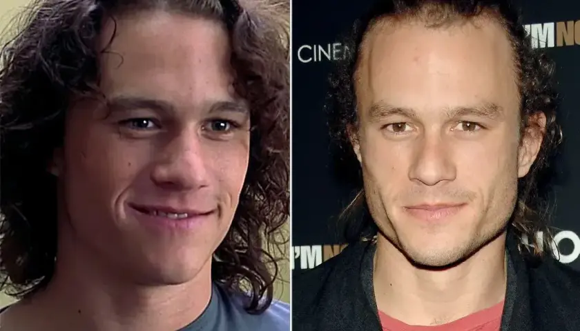 Heath Ledger, pamiętny z roli w "Zakochana złośnica", w dwóch odsłonach.