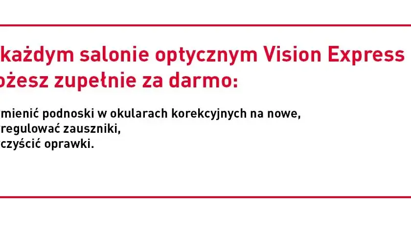 Czy w Vision Express naprawiają okulary? Sprawdź szczegóły serwisu
