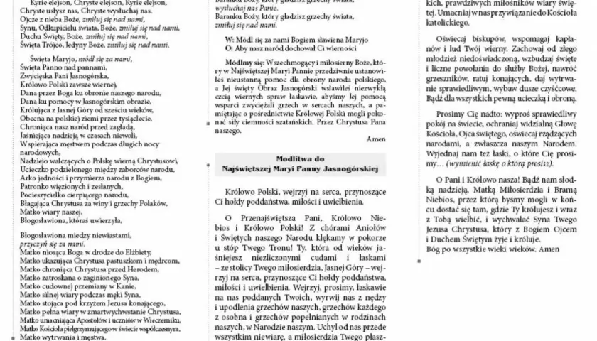 Litania do Matki Bożej o której godzinie – nie przegap modlitwy