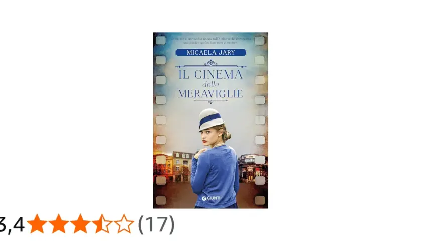 Copertina del libro "Il cinema delle meraviglie" di Micaela Jary, ambientato nell'Amburgo del dopoguerra, con una giovane donna in primo piano.