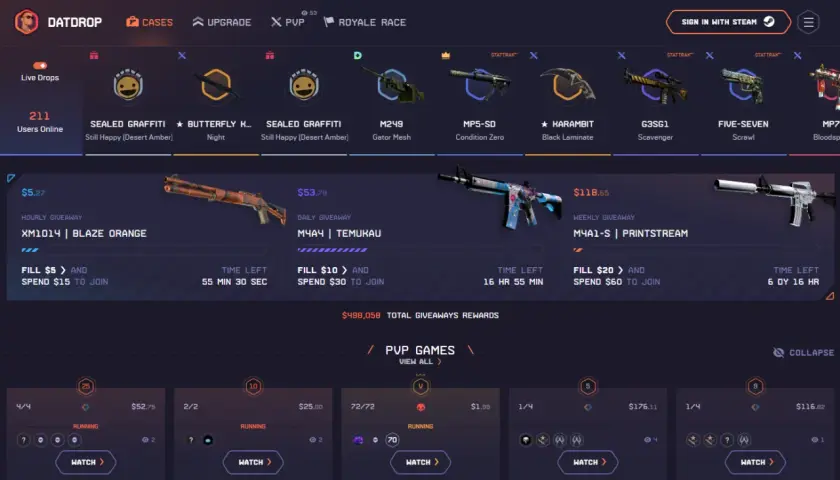 Strony do otwierania skrzynek CS:GO - Skrzynki do CS:GO online