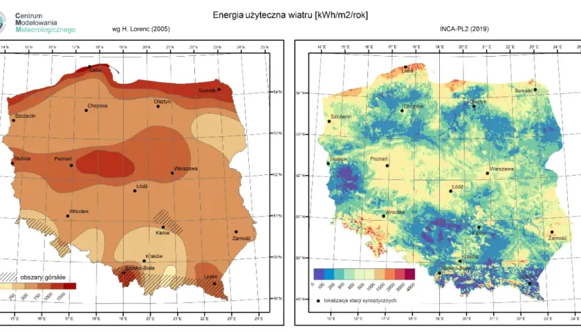  Mapa wiatrowa Polski 2023 - sprawdź gdzie w Polsce najczęściej wieje wiatr