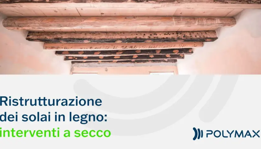 Solaio in legno stratigrafia: travi a vista e intonaco rosa. Ristrutturazione solai in legno, interventi a secco.