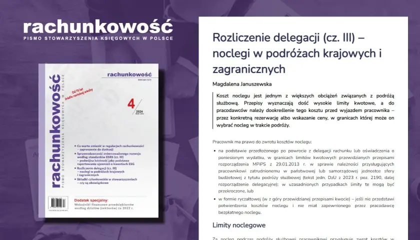Ile wynosi ryczałt za nocleg? Sprawdź, ile możesz odzyskać