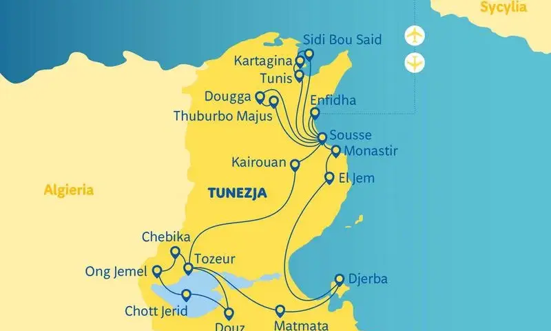 Gdzie leży Tunezja? Mapa, klimat, kurorty wszystko, co musisz wiedzieć!