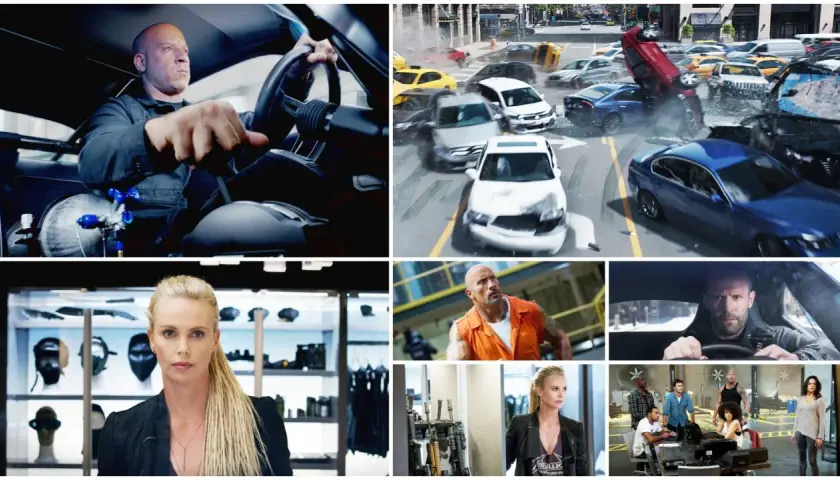 Dominic Toretto za kierownicą, chaos na ulicach i ekipa gotowa do akcji. Szybcy i wściekli 8 w akcji!