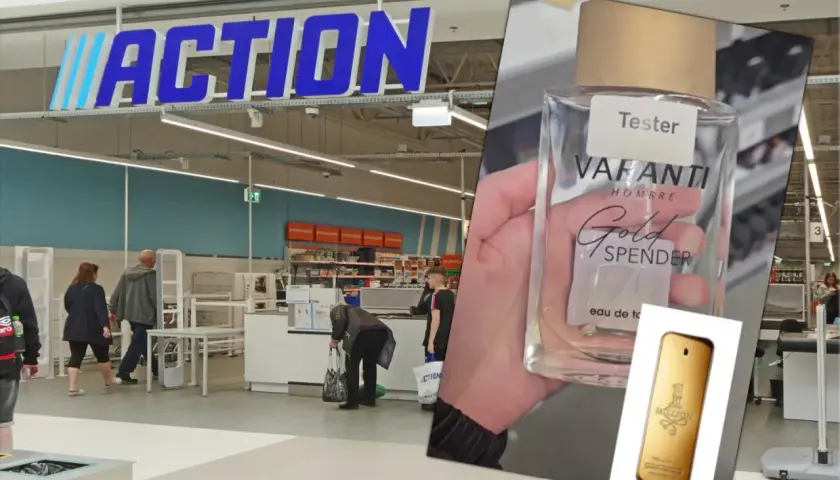 Action perfumy damskie odpowiedniki: tester Gold Spender, inspirowany 1 Million. W sklepie Action można znaleźć ciekawe zamienniki perfum.