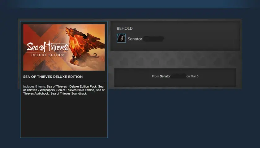 Steam prezenty: Cofnij wysłany, odrzuć niechciany. Krok po kroku