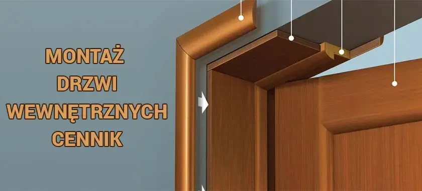 Ceny drzwi wewnętrznych z ościeżnicą: ile kosztuje komplet i montaż?