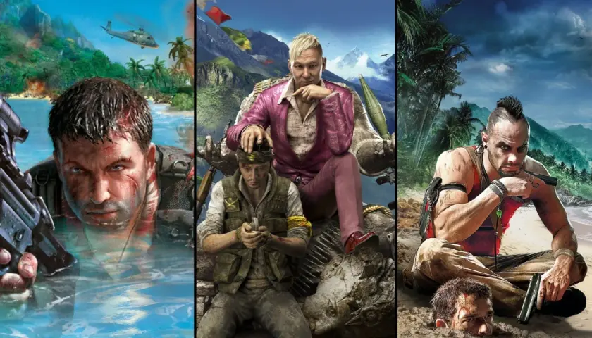 Trzy ikoniczne postacie z serii Far Cry, w tym Pagan Min i Vaas. To najlepszy Far Cry, jaki można sobie wyobrazić!