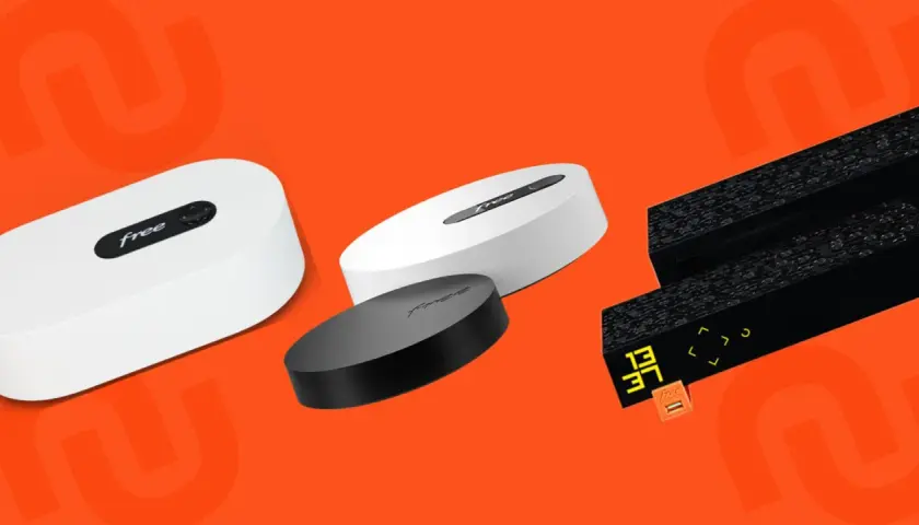 Découvrez c'est quoi la fibre Free avec ces boîtiers Freebox et un décodeur TV.