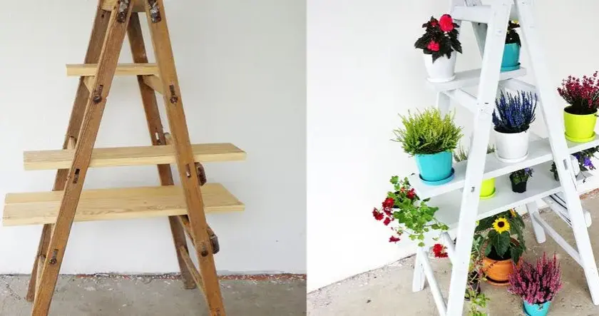 Jak zrobić kwietnik-drabinkę? Prosty poradnik DIY dla każdego