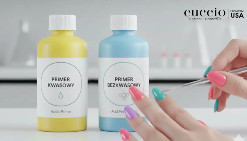 Primer do paznokci: Kwasowy czy bezkwasowy? Wybierz dla trwałości!
