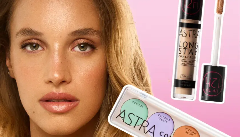 Scopri come capire il colore del correttore online con la palette Astra Color Corrector e il correttore Long Stay.