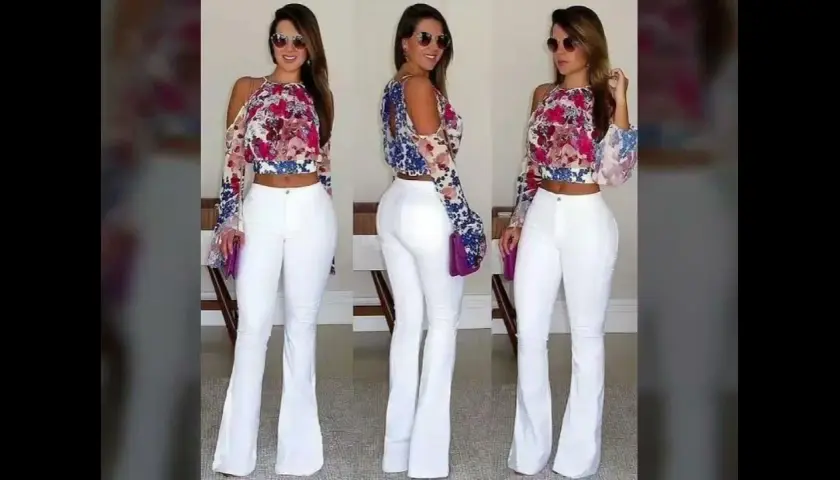 Domina el estilo: claves para lucir tus pantalones campana blancos con elegancia.