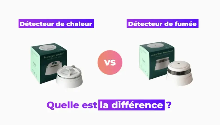 Détecteur de chaleur vs. détecteur de fumée. Comprendre la différence entre ces alarmes est crucial pour votre sécurité.