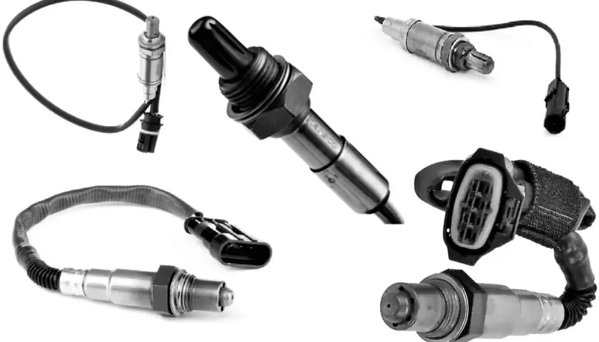 Diverse sonde lambda, componenti essenziali per capire cosa serve per ottimizzare la combustione e ridurre le emissioni.