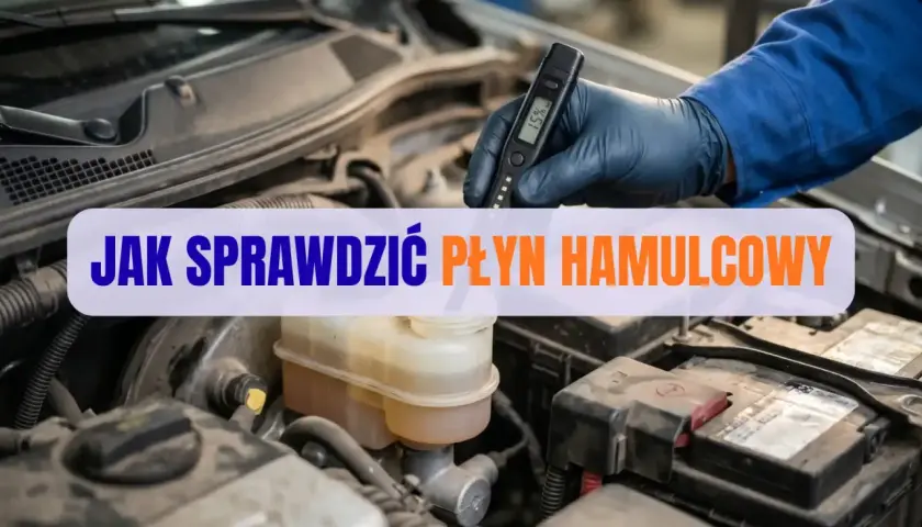 Mechanik sprawdza płyn hamulcowy testerem. Stary płyn hamulcowy objawy mogą być groźne dla bezpieczeństwa jazdy.
