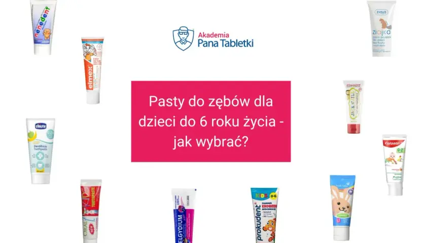 Różne pasty do zębów dla dzieci, każdy składnik pasty do zębów jest ważny dla zdrowia jamy ustnej malucha.