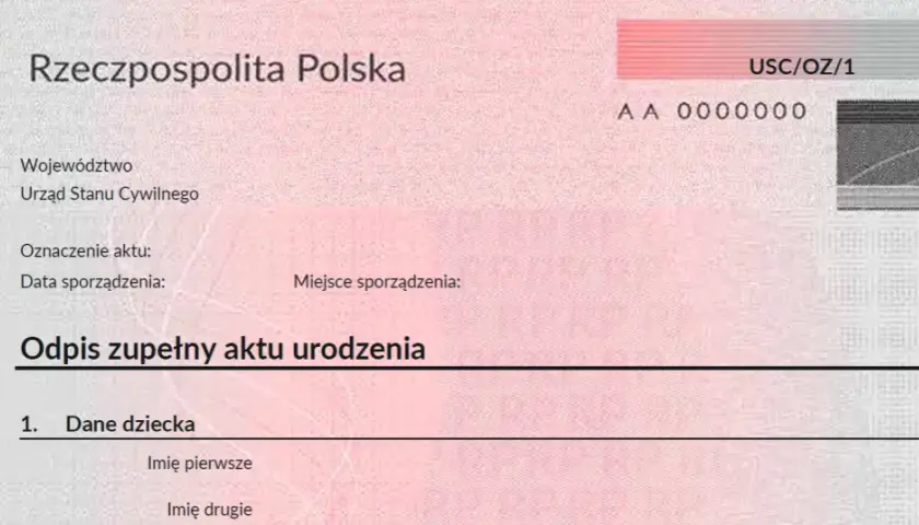 Odpis aktu urodzenia: Kto i na jakich zasadach może go odebrać?
