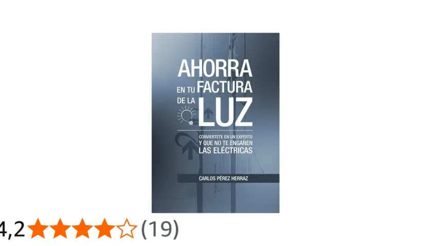 Portada de libro "Ahorra en tu factura de la luz". Aprende a ahorrar en luz con esta guía.