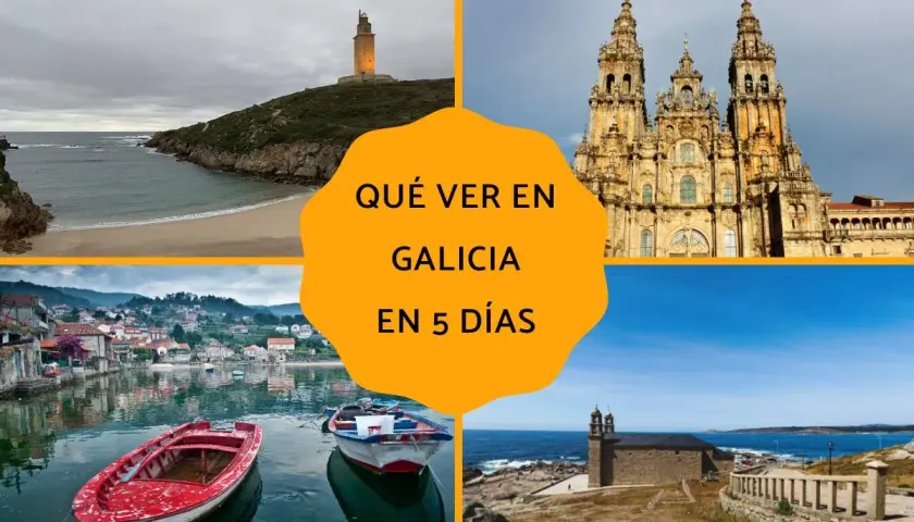 Planifica qué ver en Galicia en 5 días: Torre de Hércules, Catedral de Santiago, Rías Baixas y Costa da Morte.