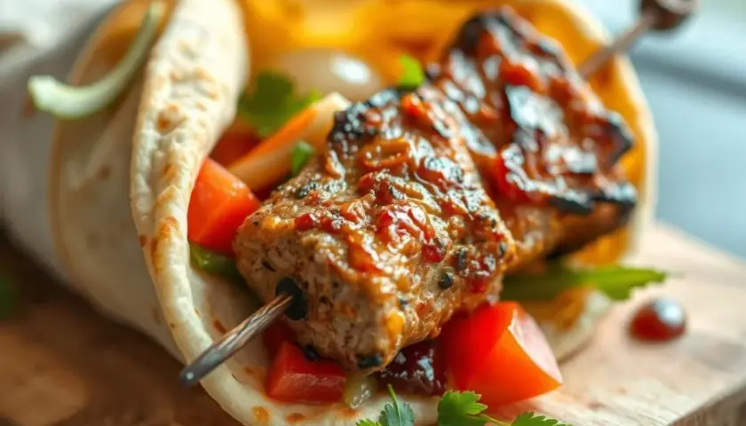 Kebab w tortilli: Ile ma kalorii? Sprawdź fakty i triki