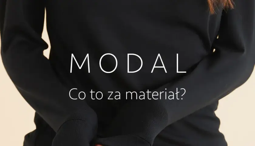 Odkryj, co to za materiał modal. Miękkość i komfort w czarnym swetrze.