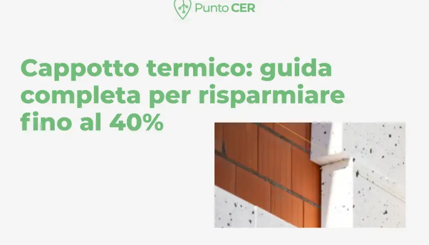 Dettaglio della posa in opera di un cappotto termico su una parete in laterizio.