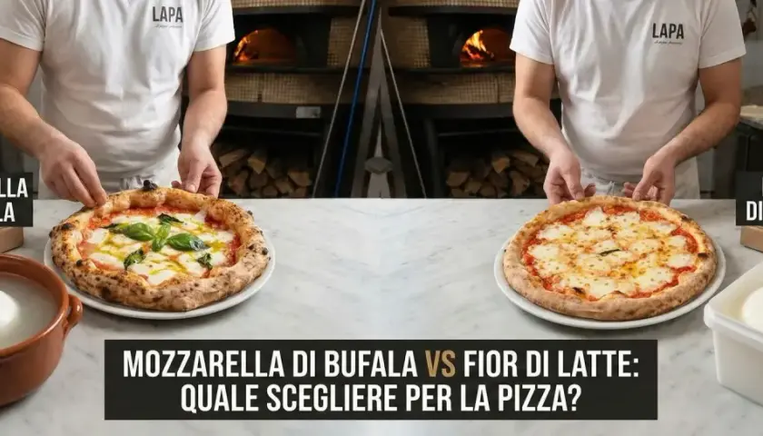 Porównanie pizzy z mozzarellą di bufala i fior di latte. Dowiedz się, co to fior di latte i jaka jest różnica między nimi.