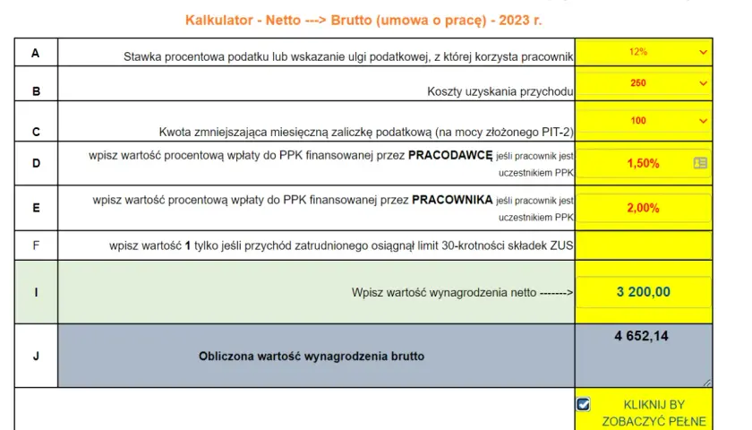 Wynagrodzenie netto 1650 zł: sprawne przeliczenie na kwotę brutto w 3 krokach