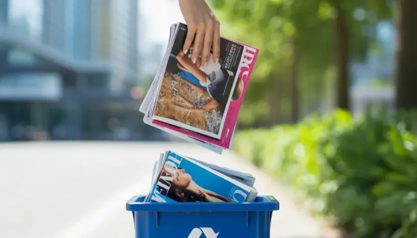 Kolorowe gazety: Do którego pojemnika? Rozwiewam mity!